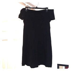 Off shoulder little black dress